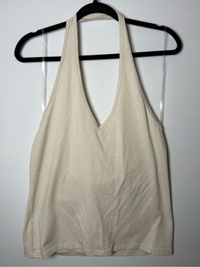 NWOT Universal Thread Women’s Halter Top, Color: Cream, Size: Large